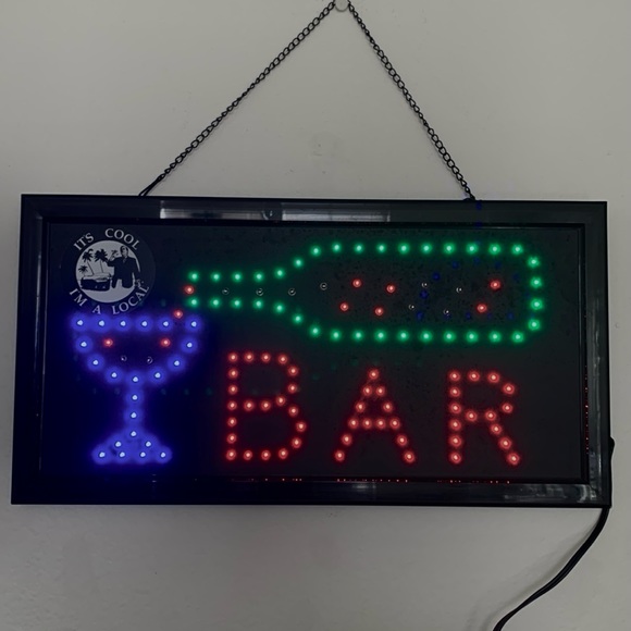 Wall Decor Art Led Bar Sign - Picture 3 of 11